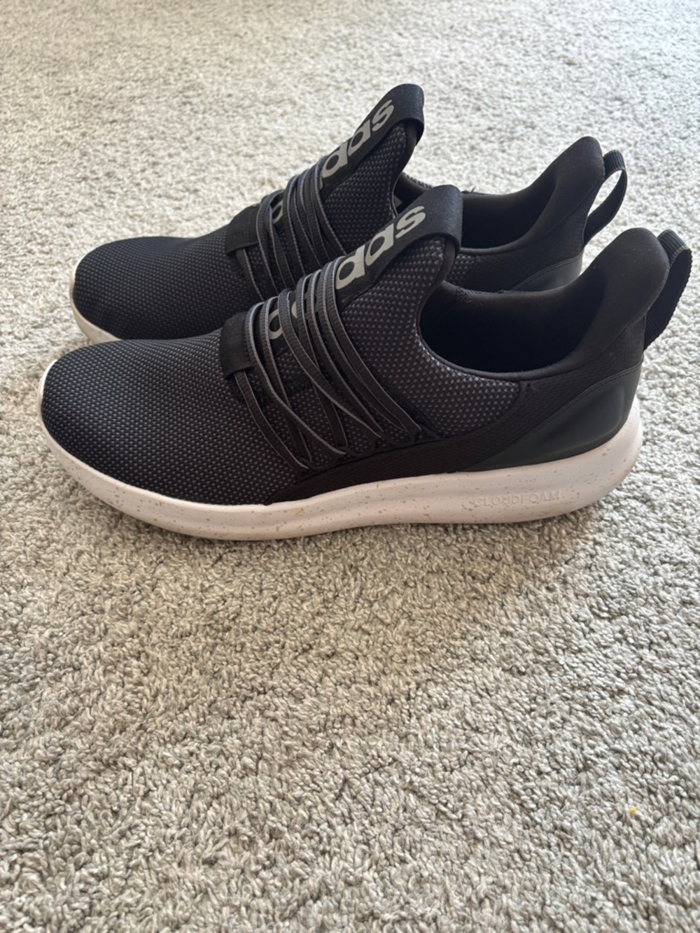 Adidas Men’s Black Lite Racer Adapt 7.0 Shoe - Men’s Size 13 - Picture 3 of 7
